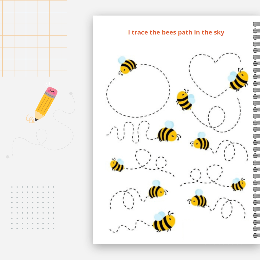 activity book coloring letters and tracing